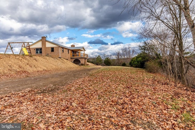 2520 Ridge Rd, Upper Tract, WV 26866 - view of dirt / gravel driveway