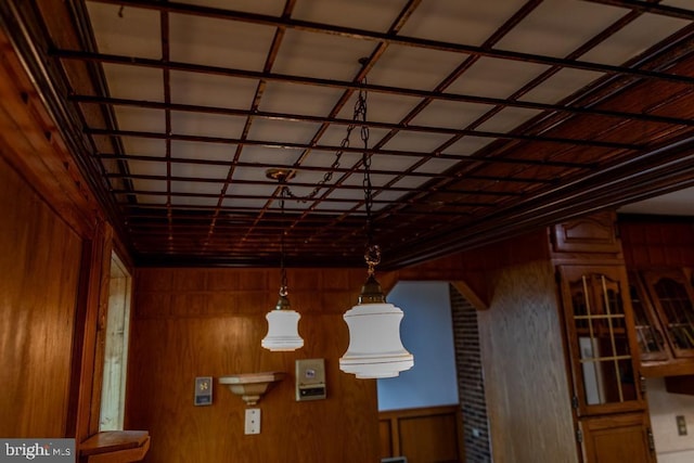 2520 Ridge Rd, Upper Tract, WV 26866 - detailed view of wood walls