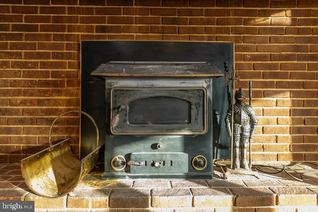 2520 Ridge Rd, Upper Tract, WV 26866 - detailed view of a wood stove