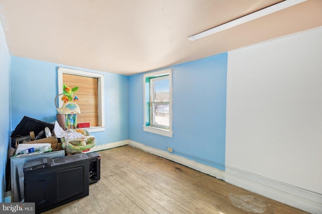 interior space featuring light hardwood / wood-style flooring