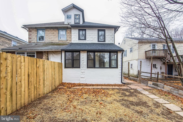 view of front of home