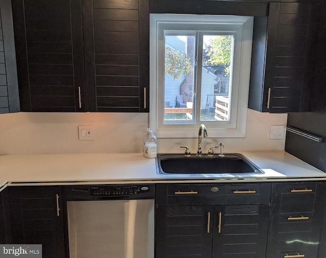 kitchen featuring sink and stainless steel dishwasher