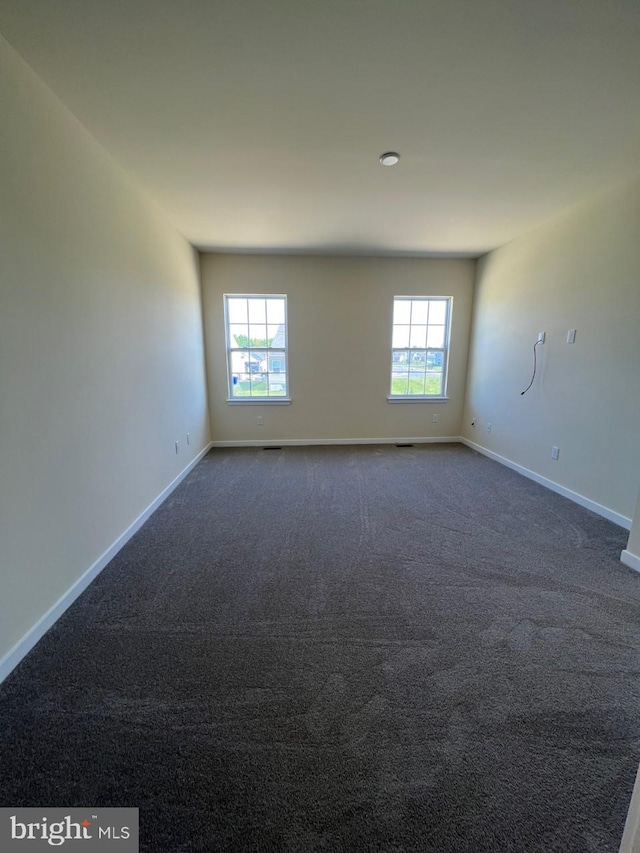 carpeted spare room with a wealth of natural light