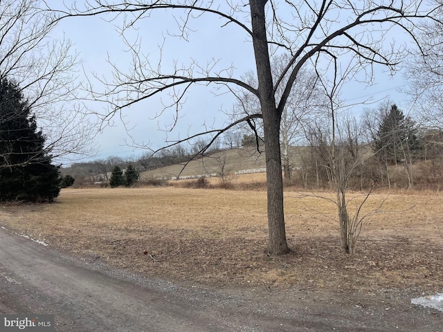 view of landscape with a rural view