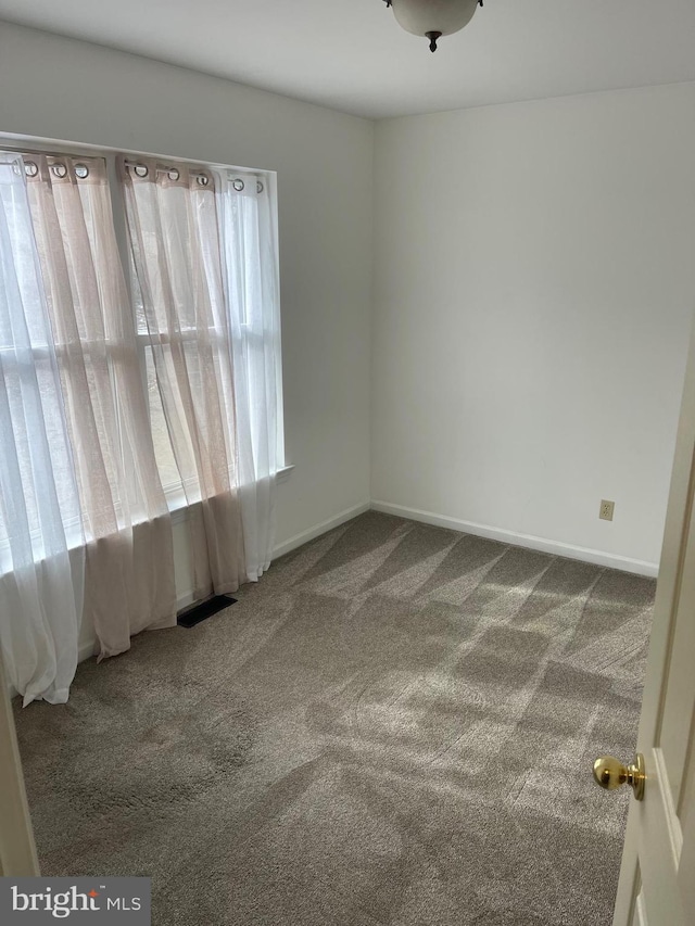 spare room featuring carpet