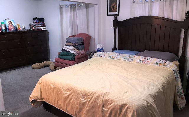 bedroom featuring carpet floors