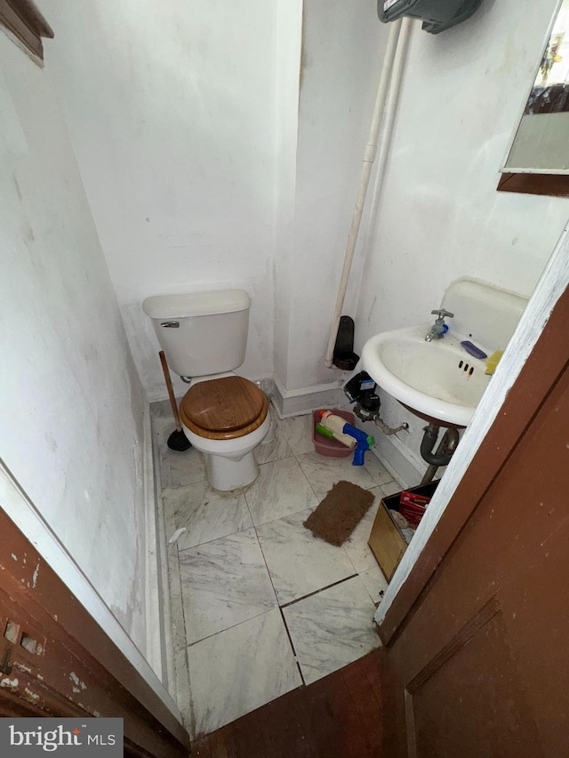 bathroom with toilet