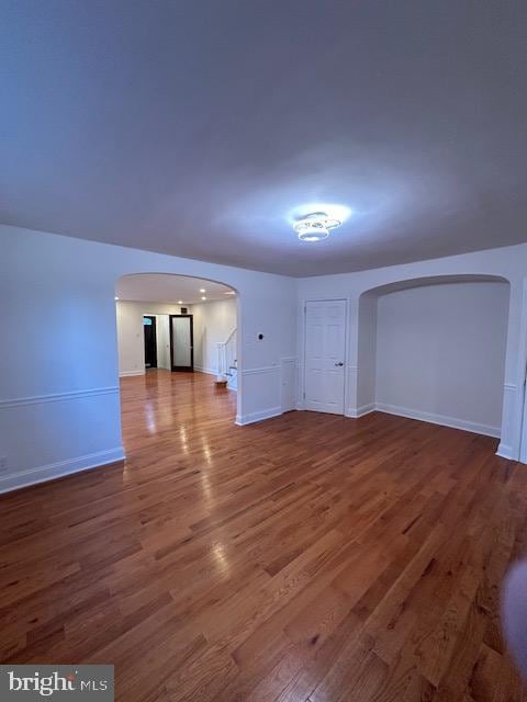 interior space featuring hardwood / wood-style floors