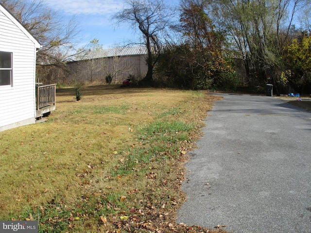 view of road