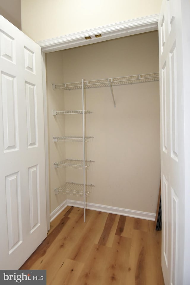 view of closet