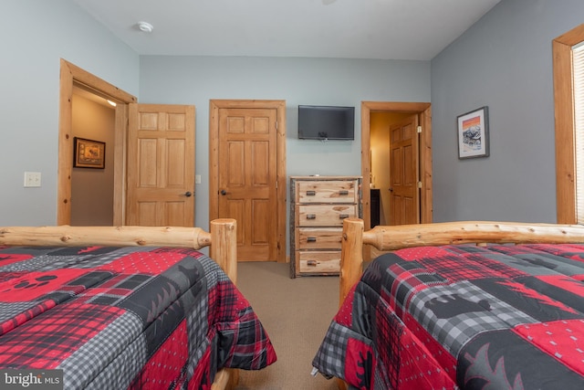 bedroom with carpet flooring