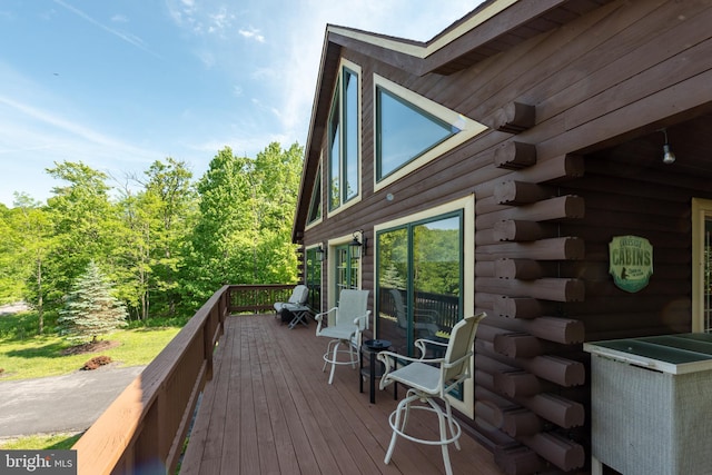 219 Mountaintop Rd, Mc Henry, MD 21541 - view of wooden deck