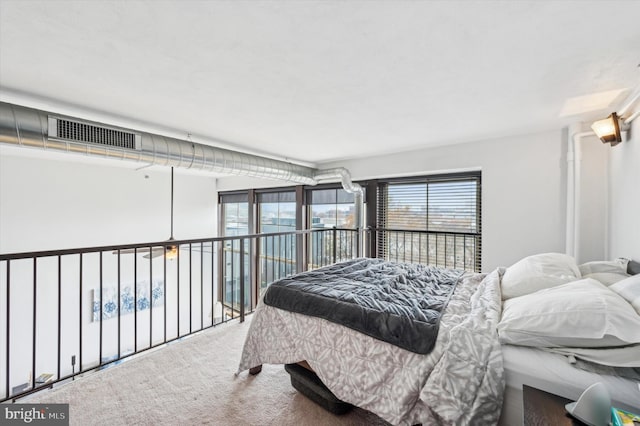 bedroom featuring carpet floors