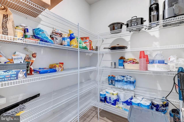 view of pantry