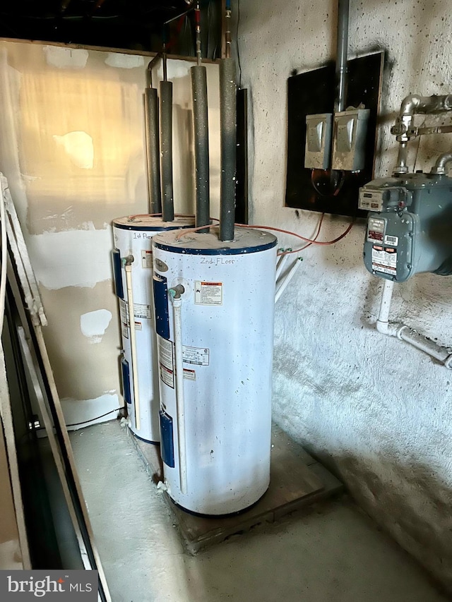 utilities featuring water heater