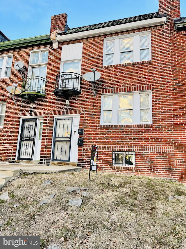 view of rear view of house