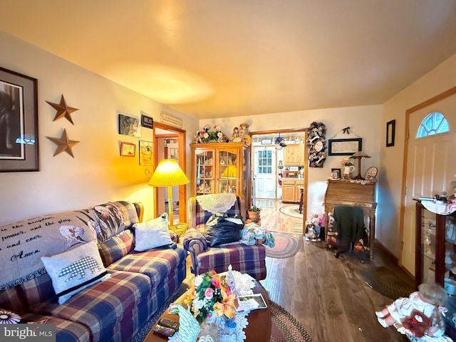303 16th St, Saxton, PA 16678 - living room featuring hardwood / wood-style flooring