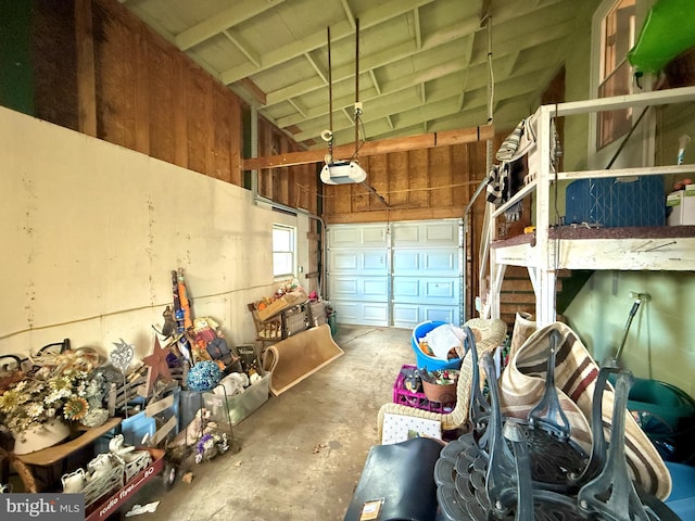 303 16th St, Saxton, PA 16678 - garage featuring a garage door opener