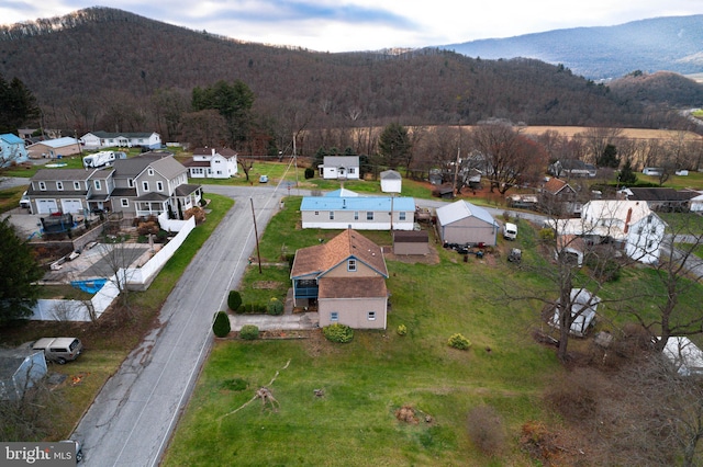 303 16th St, Saxton, PA 16678 - birds eye view of property with a mountain view