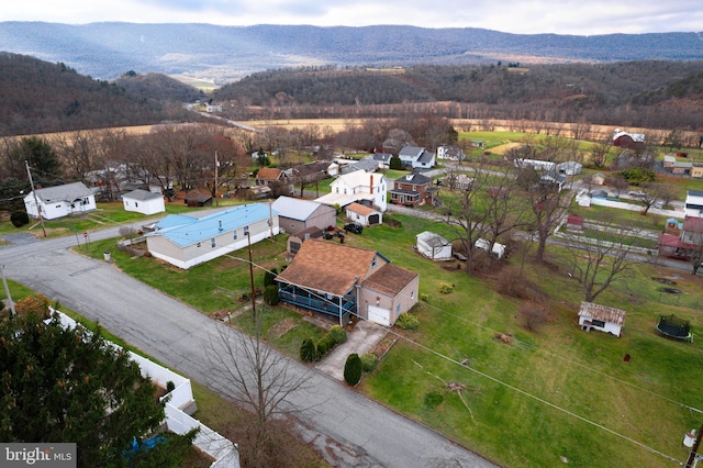303 16th St, Saxton, PA 16678 - birds eye view of property featuring a mountain view