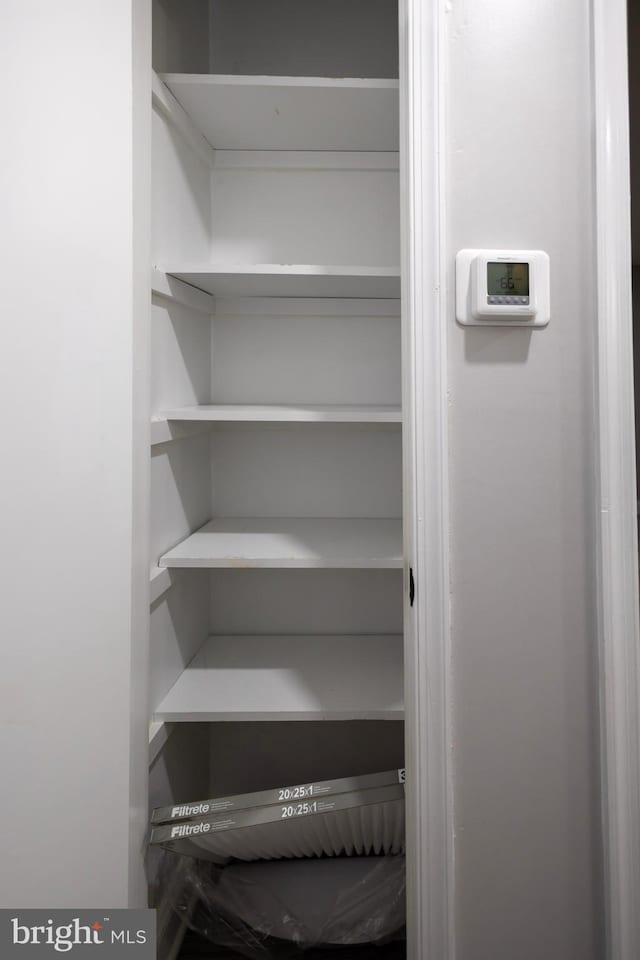 view of closet