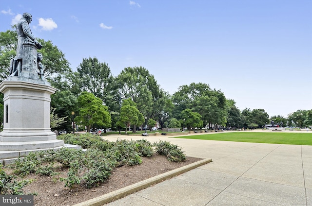 view of home's community featuring a yard