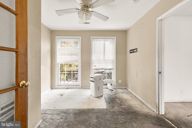 hallway with carpet flooring