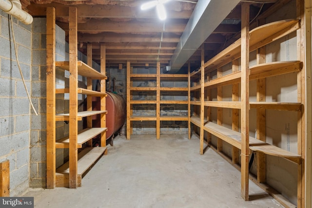 view of storage room