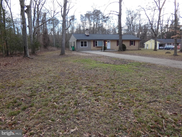 view of ranch-style house