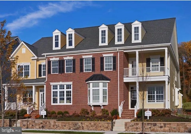 view of front of property featuring central AC unit