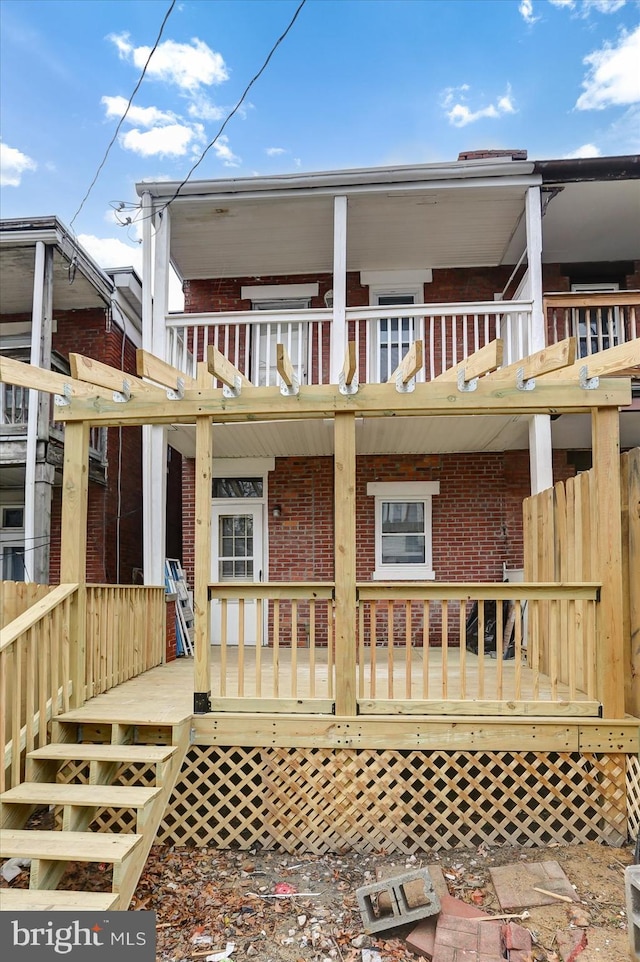 view of rear view of house