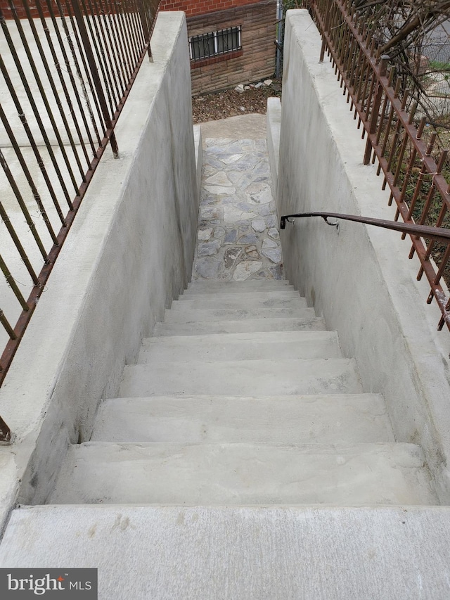 view of staircase