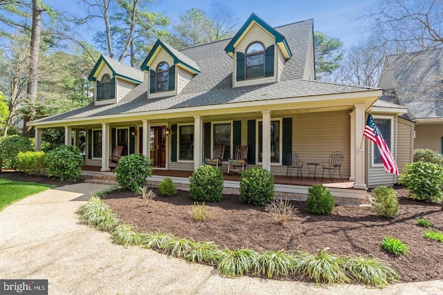 view of front facade with a porch