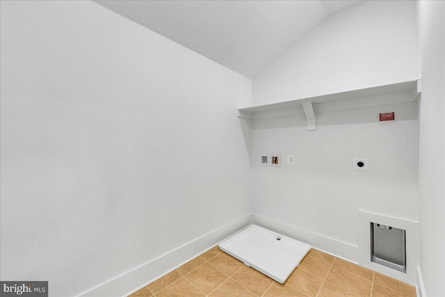 laundry area with hookup for a washing machine, gas dryer hookup, and electric dryer hookup