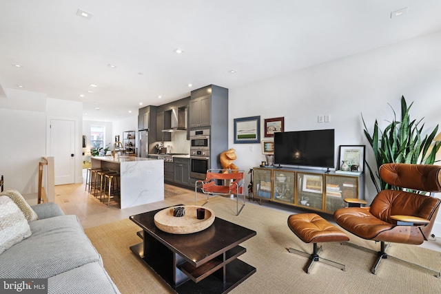 view of living room