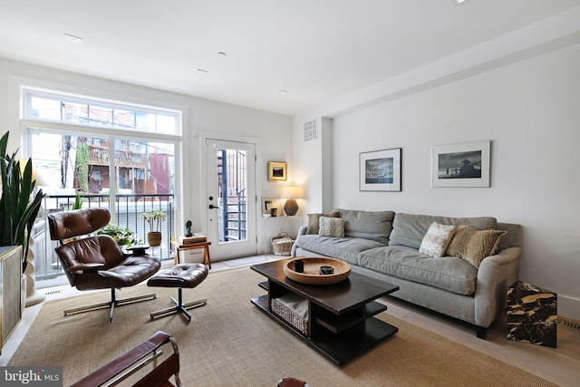 view of living room