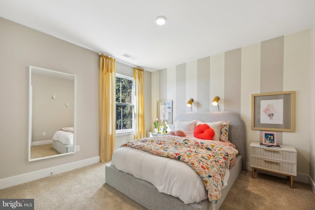 bedroom featuring carpet floors