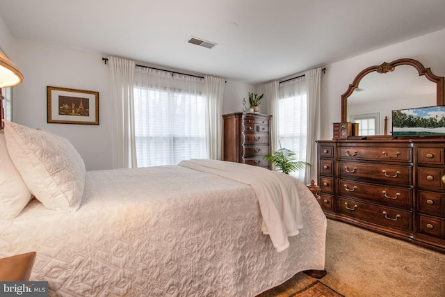 bedroom with carpet flooring