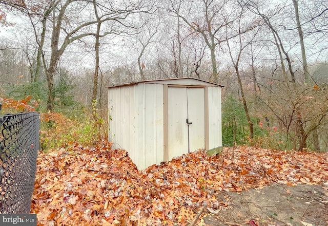 view of outbuilding