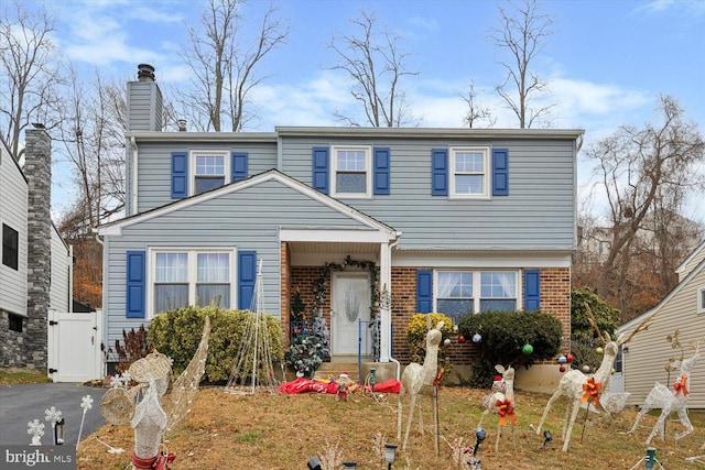 view of front of home