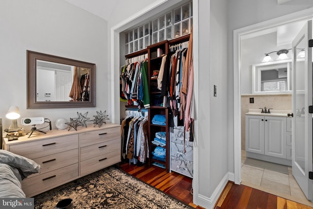 view of closet