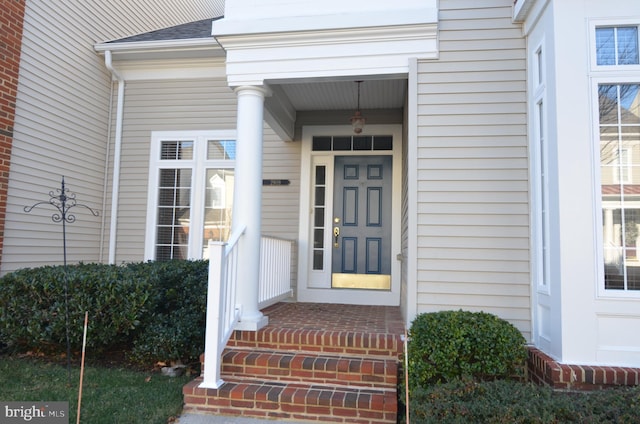 view of entrance to property