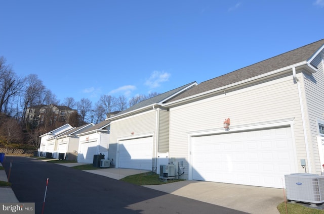 view of home's exterior featuring cooling unit