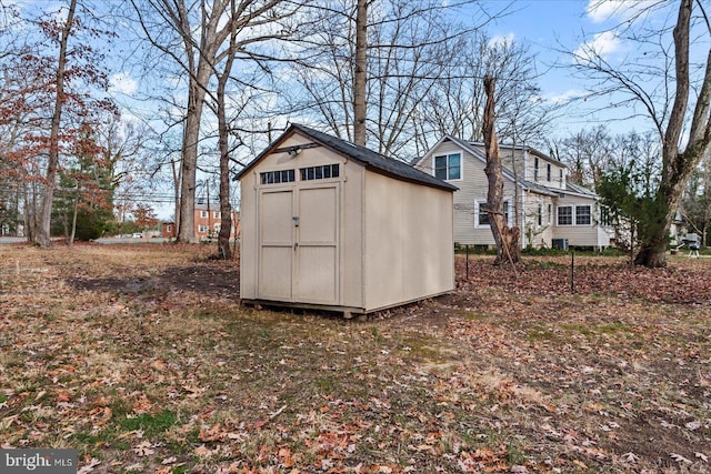 view of outbuilding