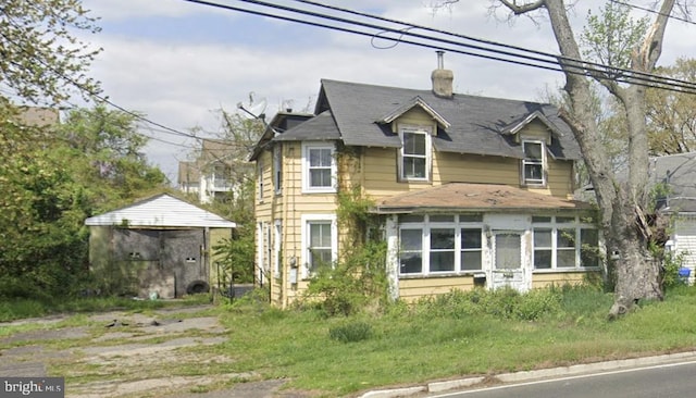 view of front of home