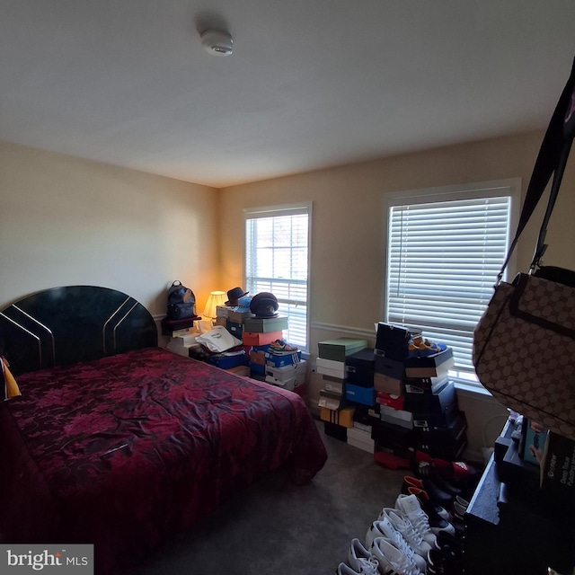 bedroom with carpet flooring