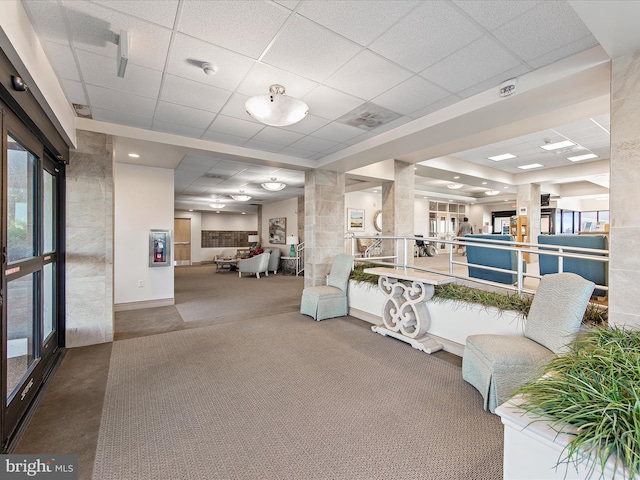 701 S Edgewater House Rd Unit 701S, Bethany Beach, DE 19930 - building lobby with a paneled ceiling