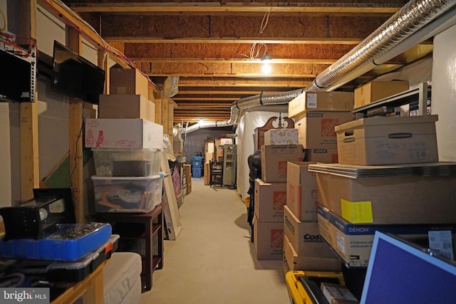 view of storage