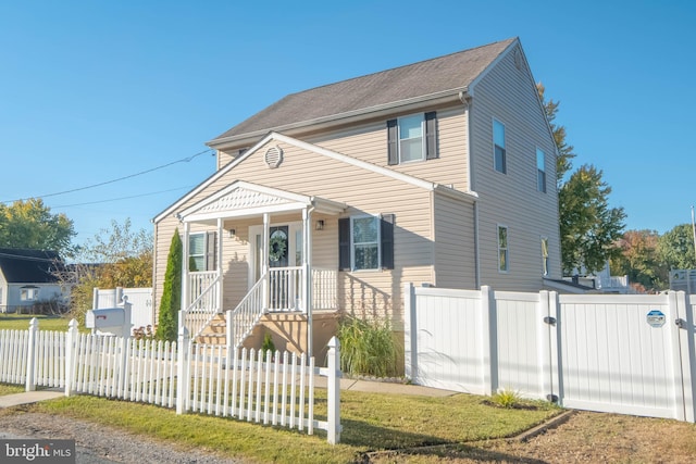 view of front of property