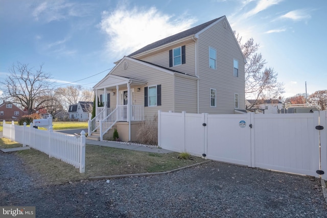 view of front of property